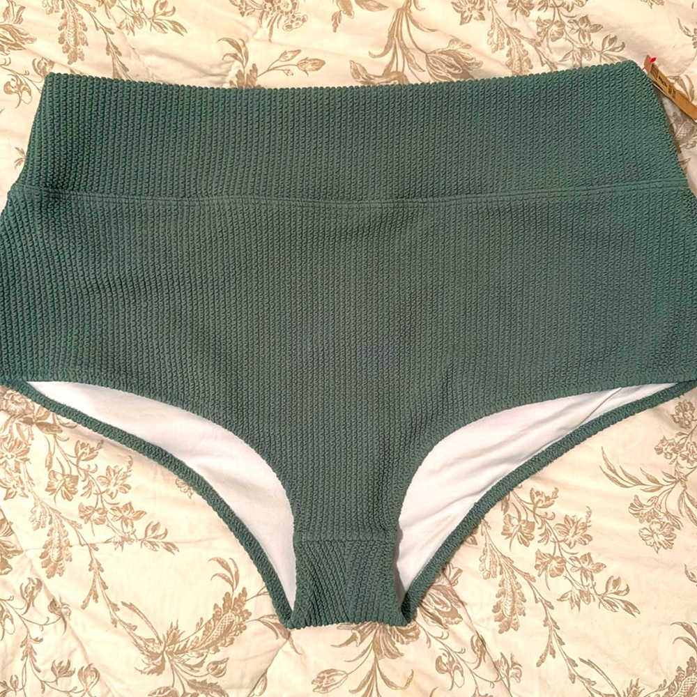 NWT PINK VS XXL HIGH-WAIST CHEEKY BIKINI BOTTOM